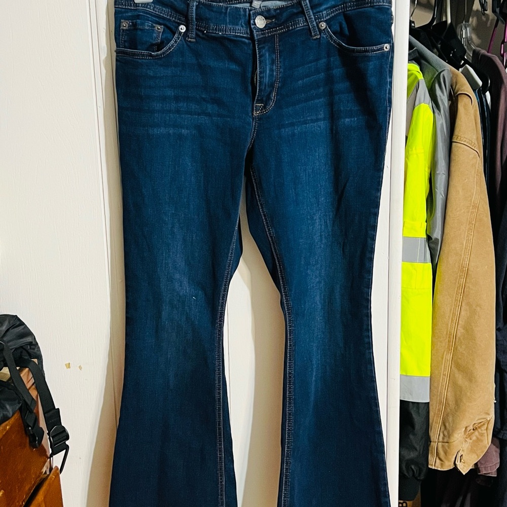Torrid Dark Blue Flare Jeans